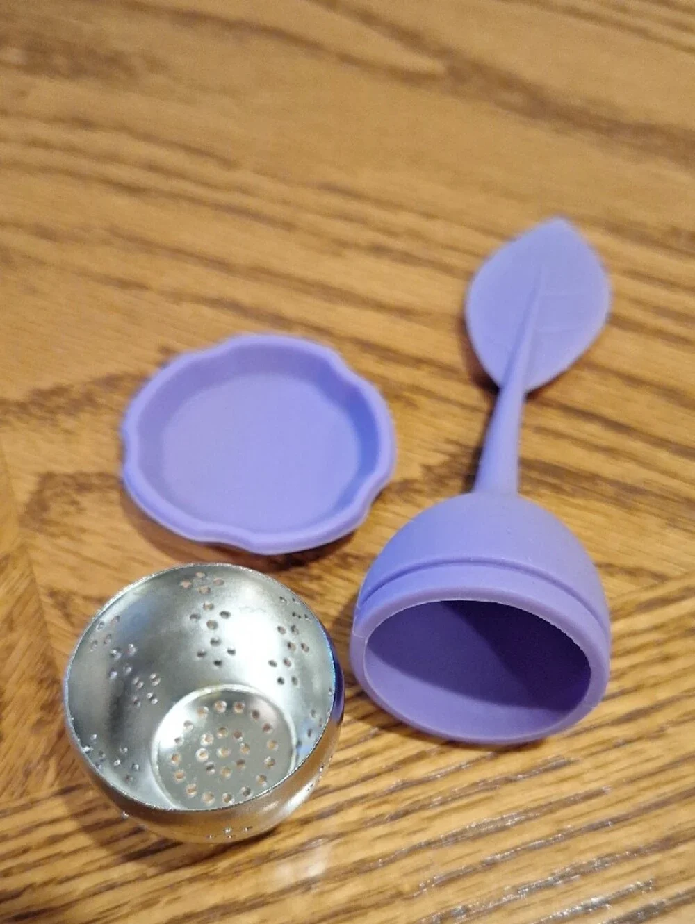 Purple Leaf Silicone Tea Infuser